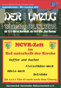 [Poster] NCVR - Der Umzug 2024