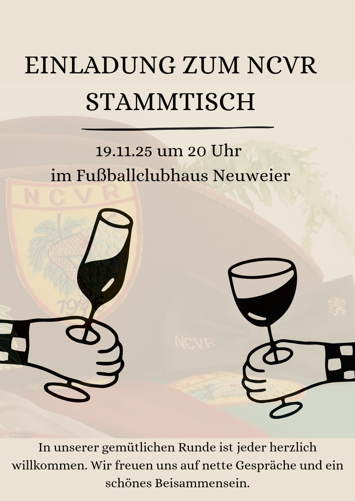 NCVR-Stammtisch am 19.11.2025