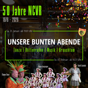 Einladung zu den Bunten Abenden 2026